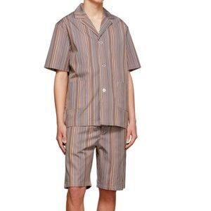PAUL SMITH Signature Stripe Mens Short Pajama Set M Brand NEW NWT